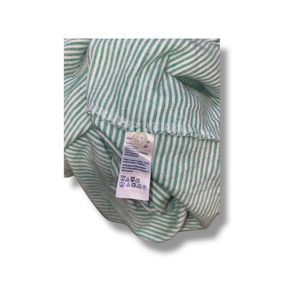 Tommy Hilfiger Green Striped Men's Polo Shirt - Picture 8 of 9